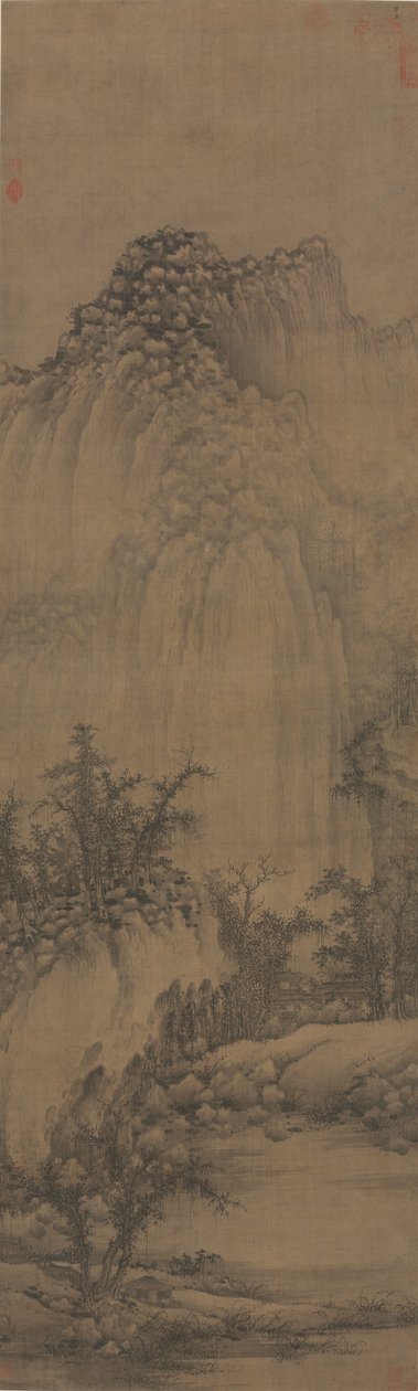 Buddhist Retreat by Stream and Mountains, 960-985. od Juran