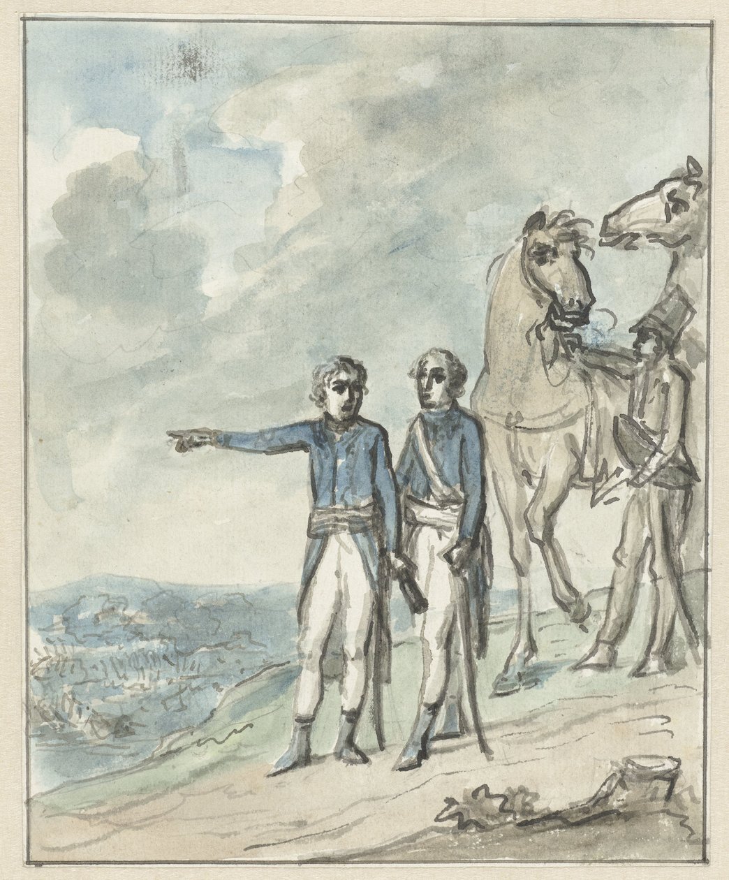 Generálové Napoleon a Berthier od Jurriaan Andriessen