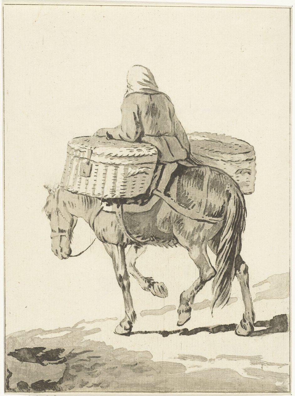 Žena na koni od Jurriaan Cootwijck (attributed to)