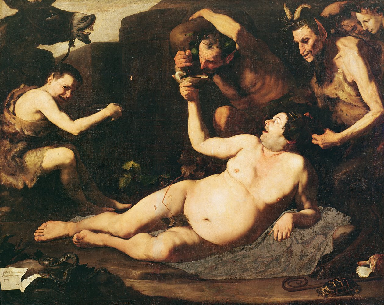 Opilý Silenus, 1626 od Jusepe de Ribera
