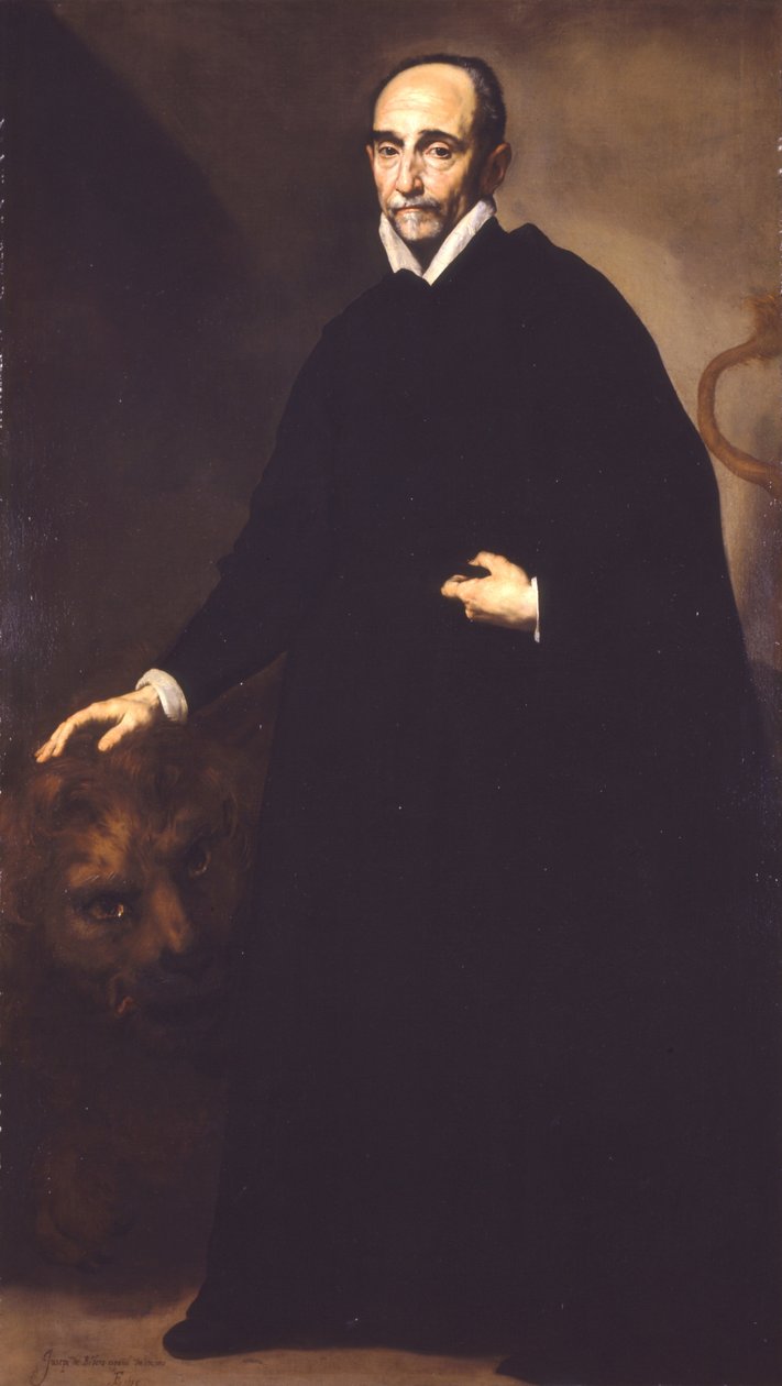 Portrét jezuitského misionáře od Jusepe de Ribera