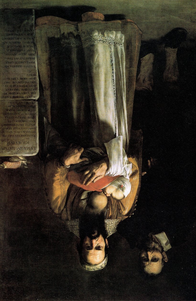 Magdalena Ventura se svým manželem a synem od Jusepe de Ribera