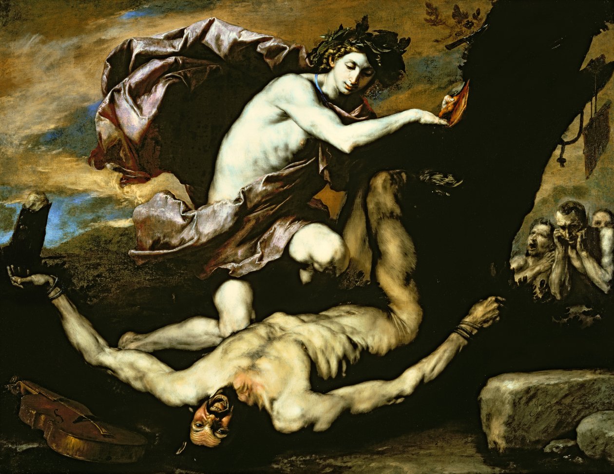 Apollo a Marsyas od Jusepe de (1591 1652) Ribera