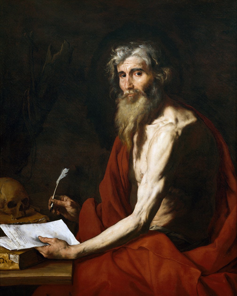 Svatý Jeroným od Jusepe de Ribera