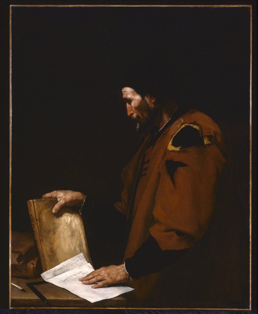 Aristoteles (olej na plátně) od Jusepe de Ribera