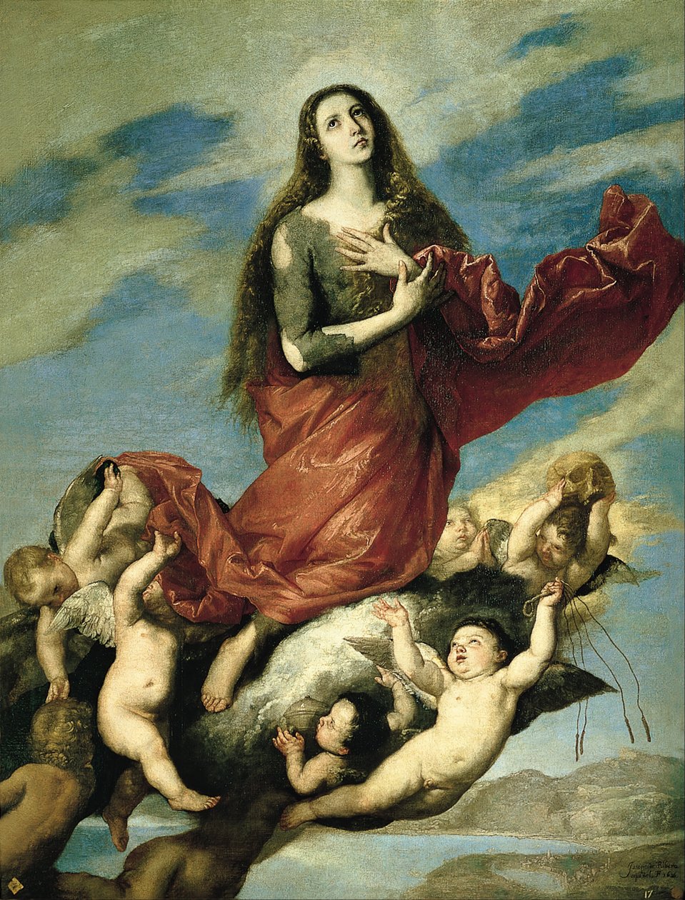 Nanebevzetí Magdalény od Jusepe de Ribera