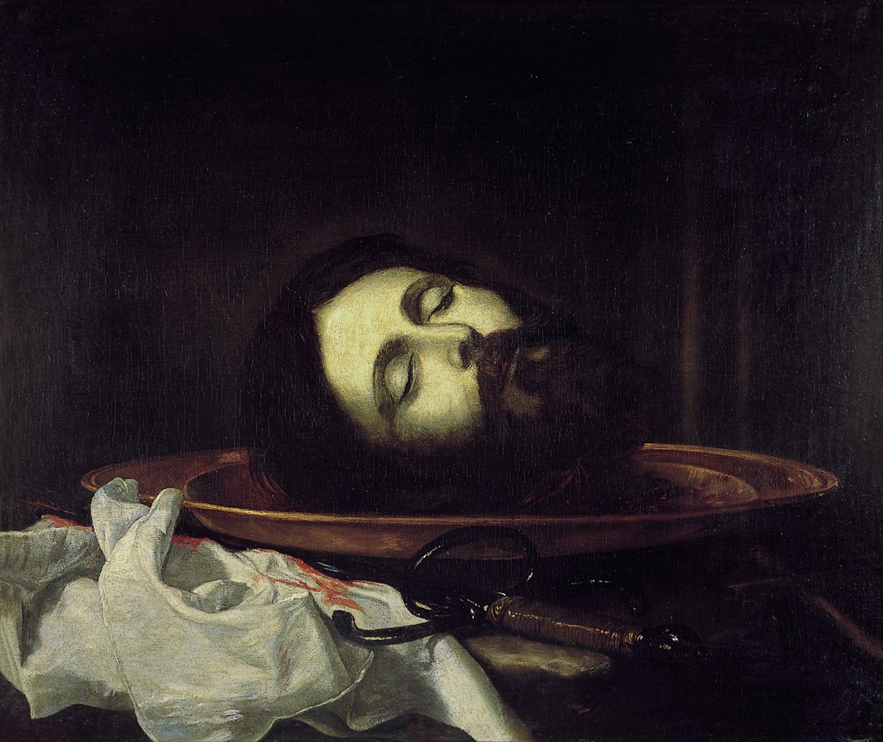 Hlava San Juan Bautista od Jusepe de Ribera