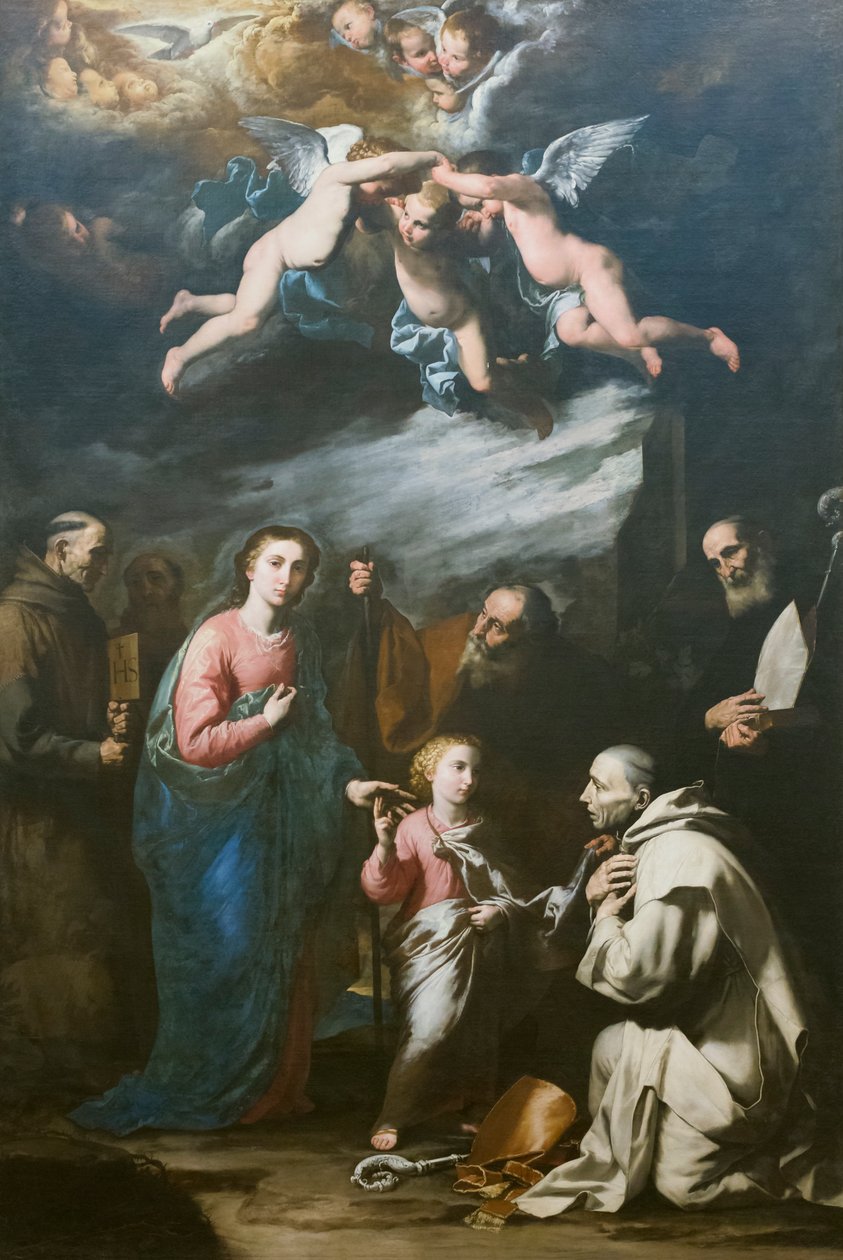 Pozemská trojice s věčným otcem od Jusepe de Ribera