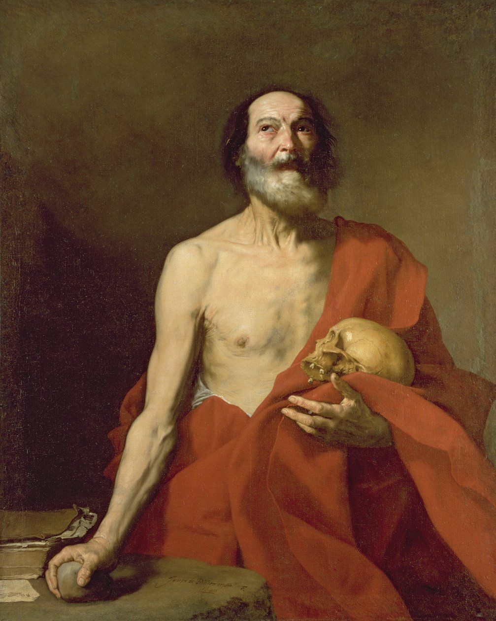 Svatý Jeroným, 1640 od Jusepe de Ribera