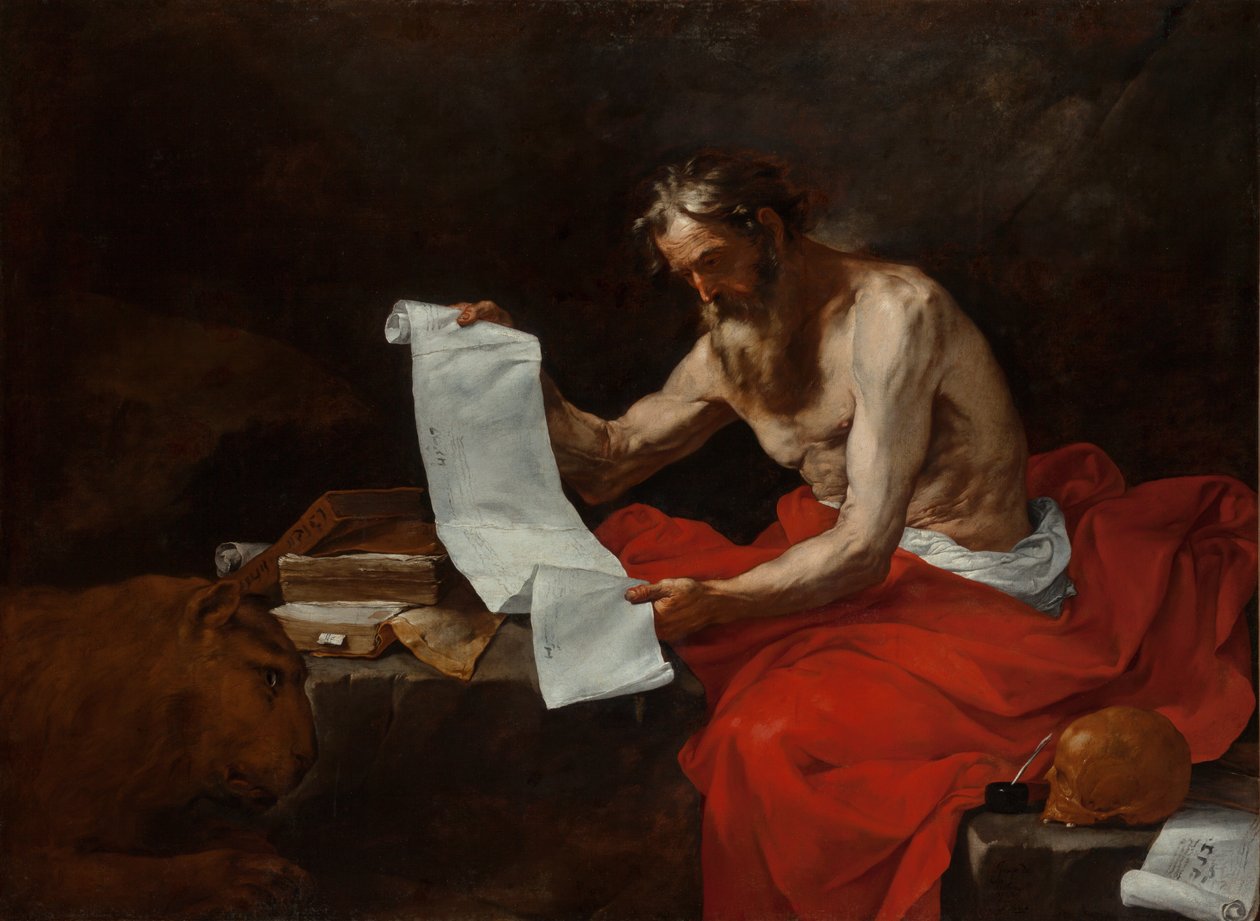 Svatý Jeroným, 1646 od Jusepe de Ribera