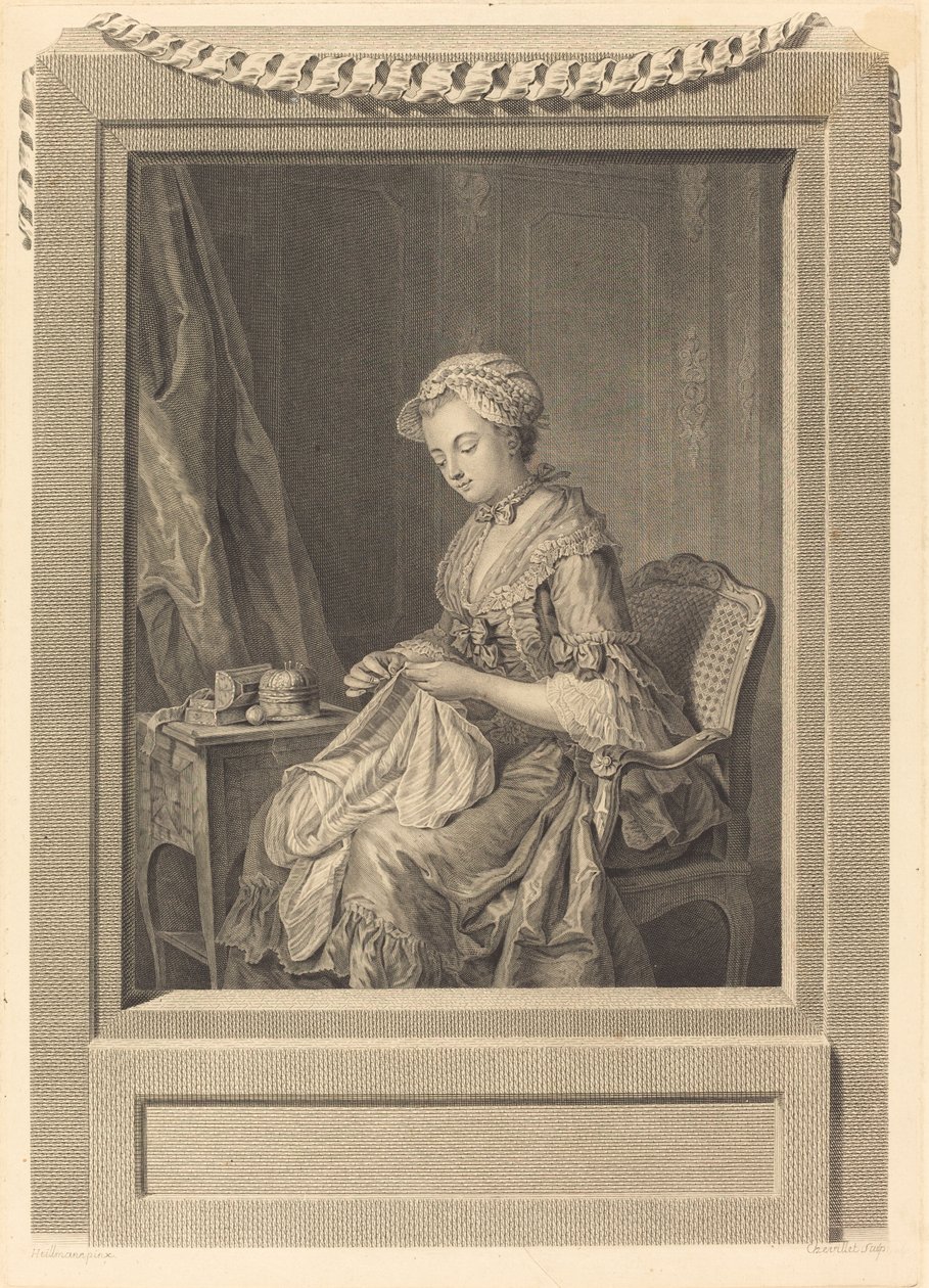 Dobrý příklad od Juste Chevillet after Jean Gaspard Heilmann