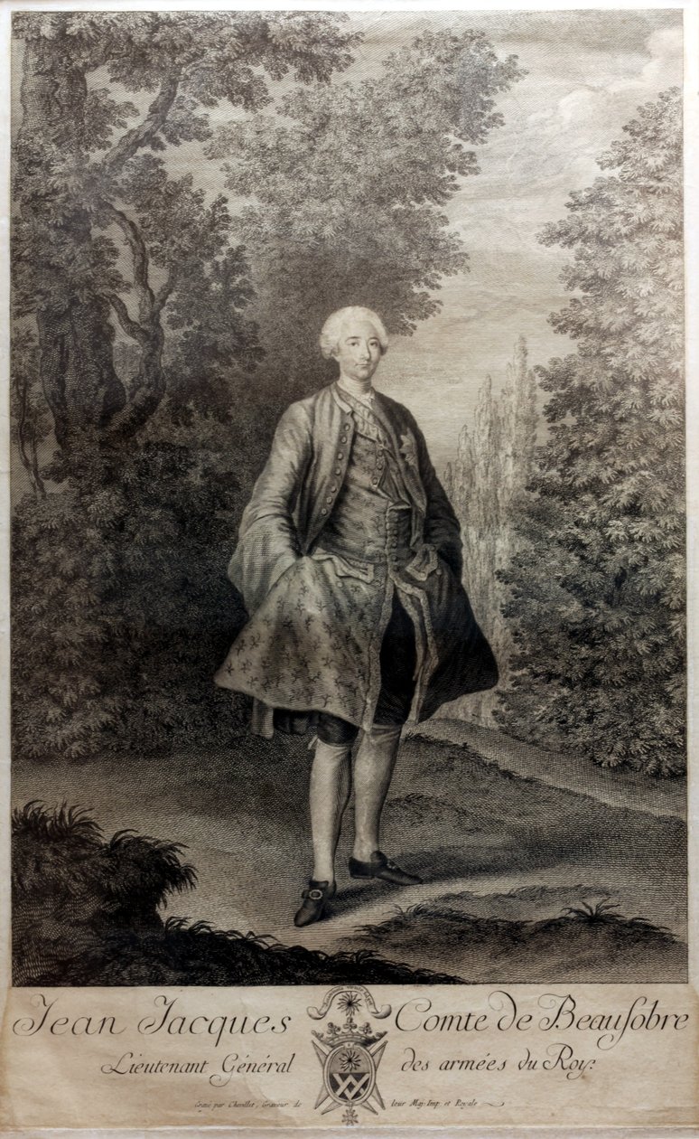 Jean-Jacques, hrabě z Beausobre (1704-1783), generálporučík armád krále od Justus Chevillet