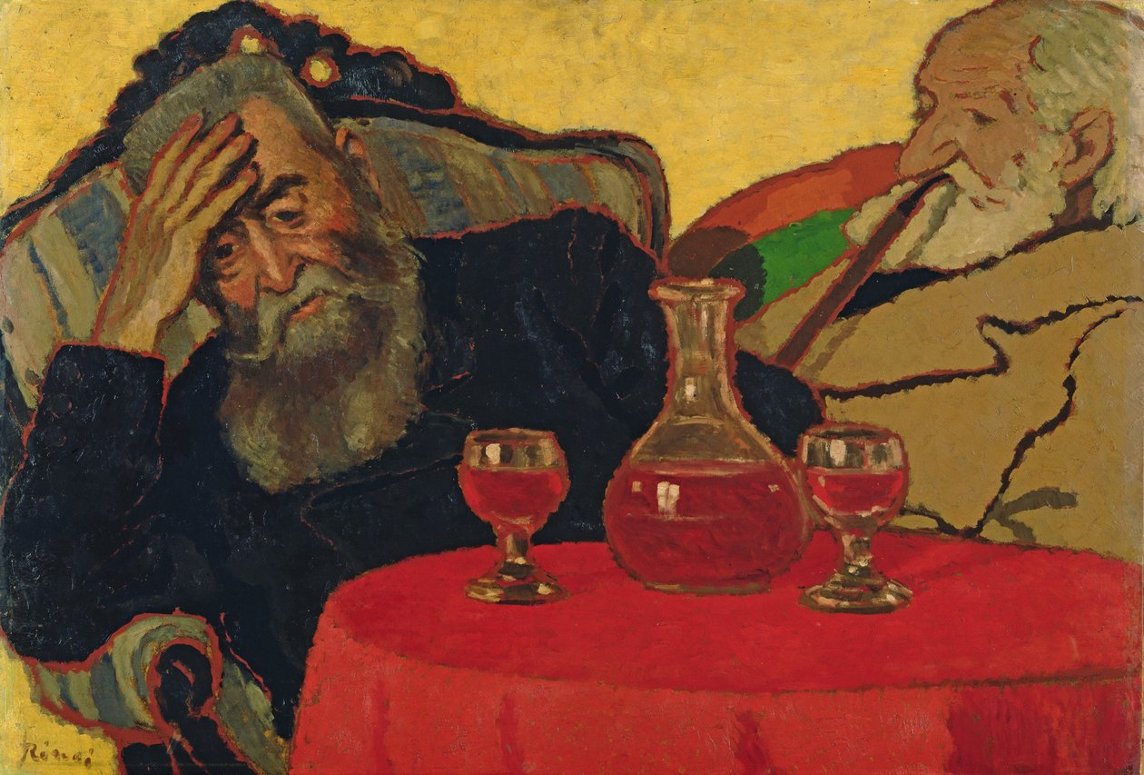 Můj otec se strýcem Piacsekem pijí červené víno, 1907 od József Rippl Rónai