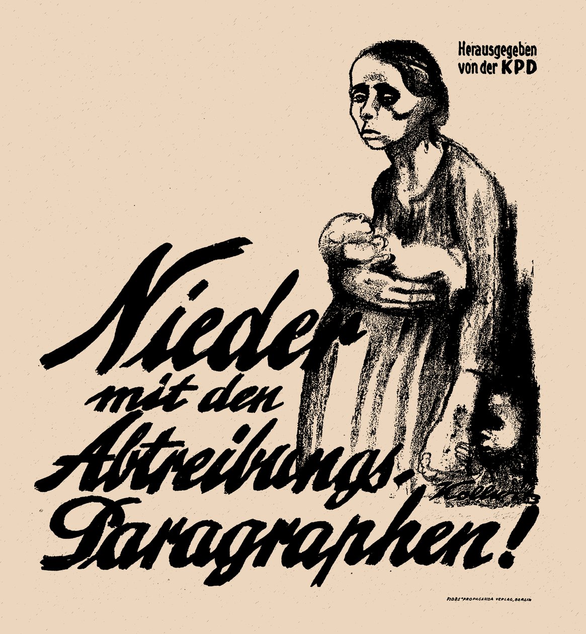 Pryč s paragrafy o potratech!, 1923. od Käthe Kollwitz