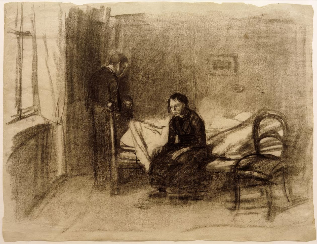 K.Kollwitz, mladý pár od Käthe Kollwitz