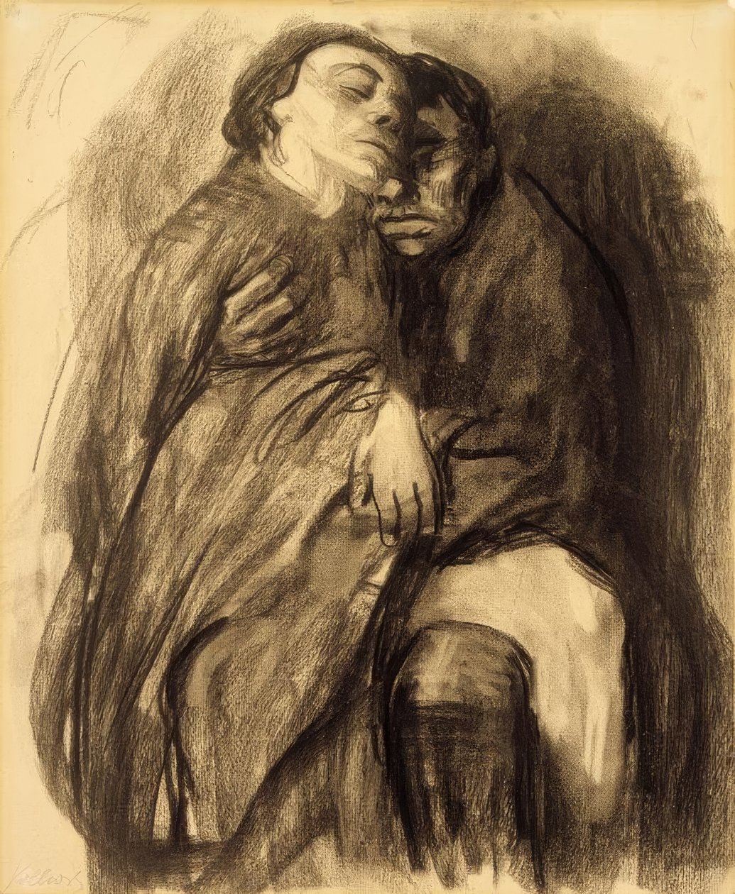 K. Kollwitz, milenci od Käthe Kollwitz