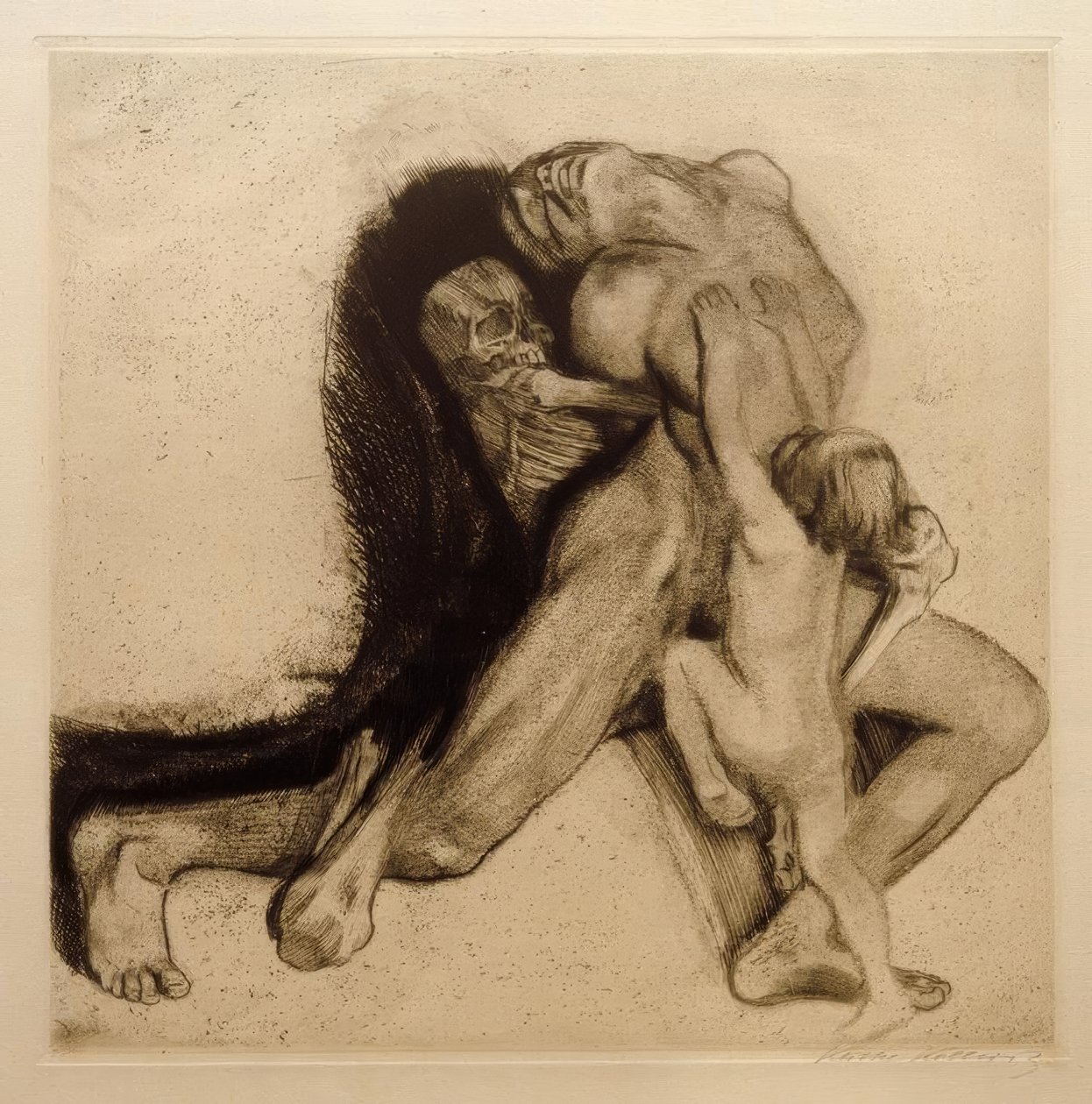 Käthe Kollwitz, smrt a manželka od Käthe Kollwitz