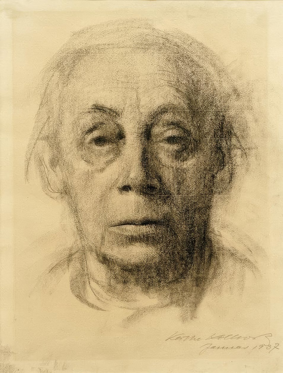Sebevědomí a tvář od Käthe Kollwitz