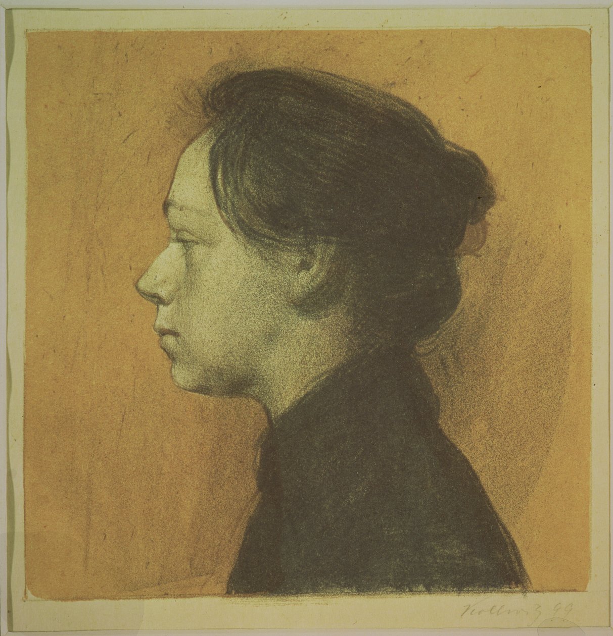 Autoportrét, 1899 od Käthe Kollwitz