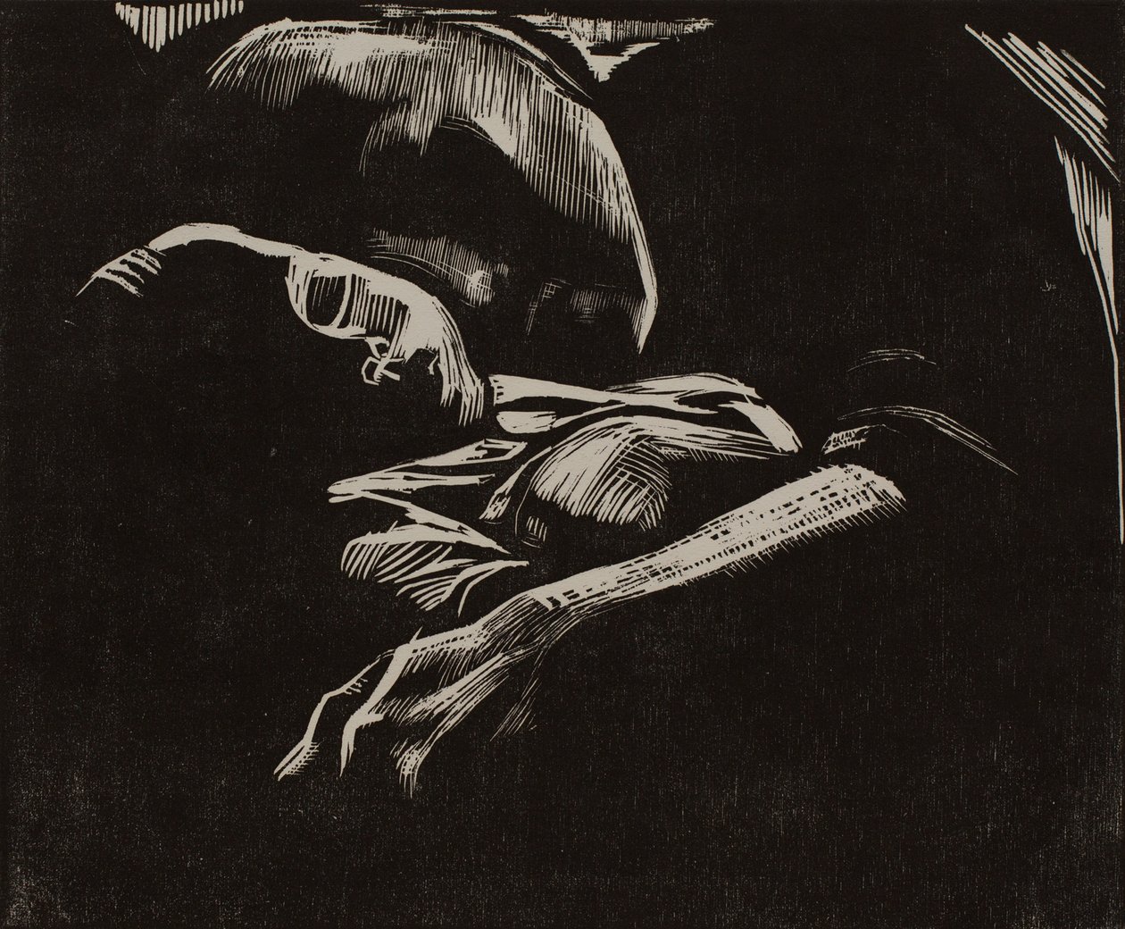Spící žena s dítětem od Käthe Kollwitz