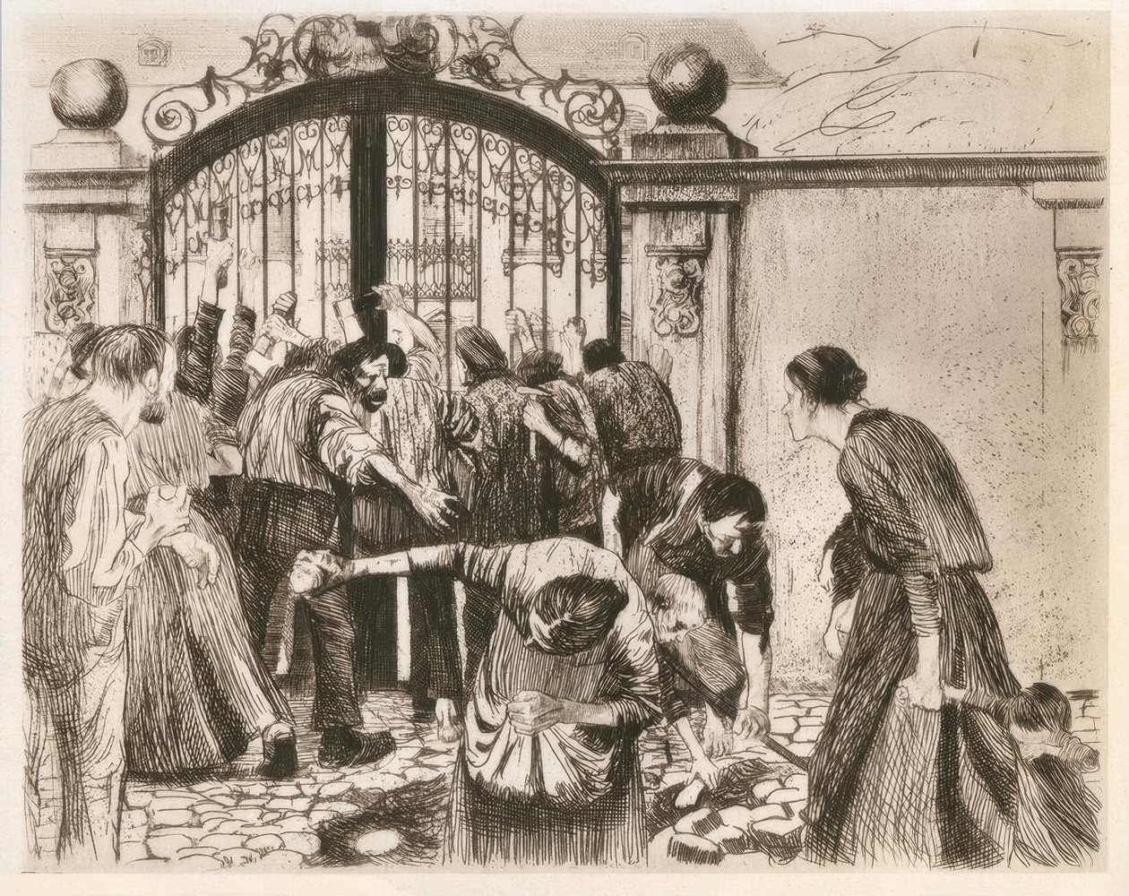 Sturm od Käthe Kollwitz