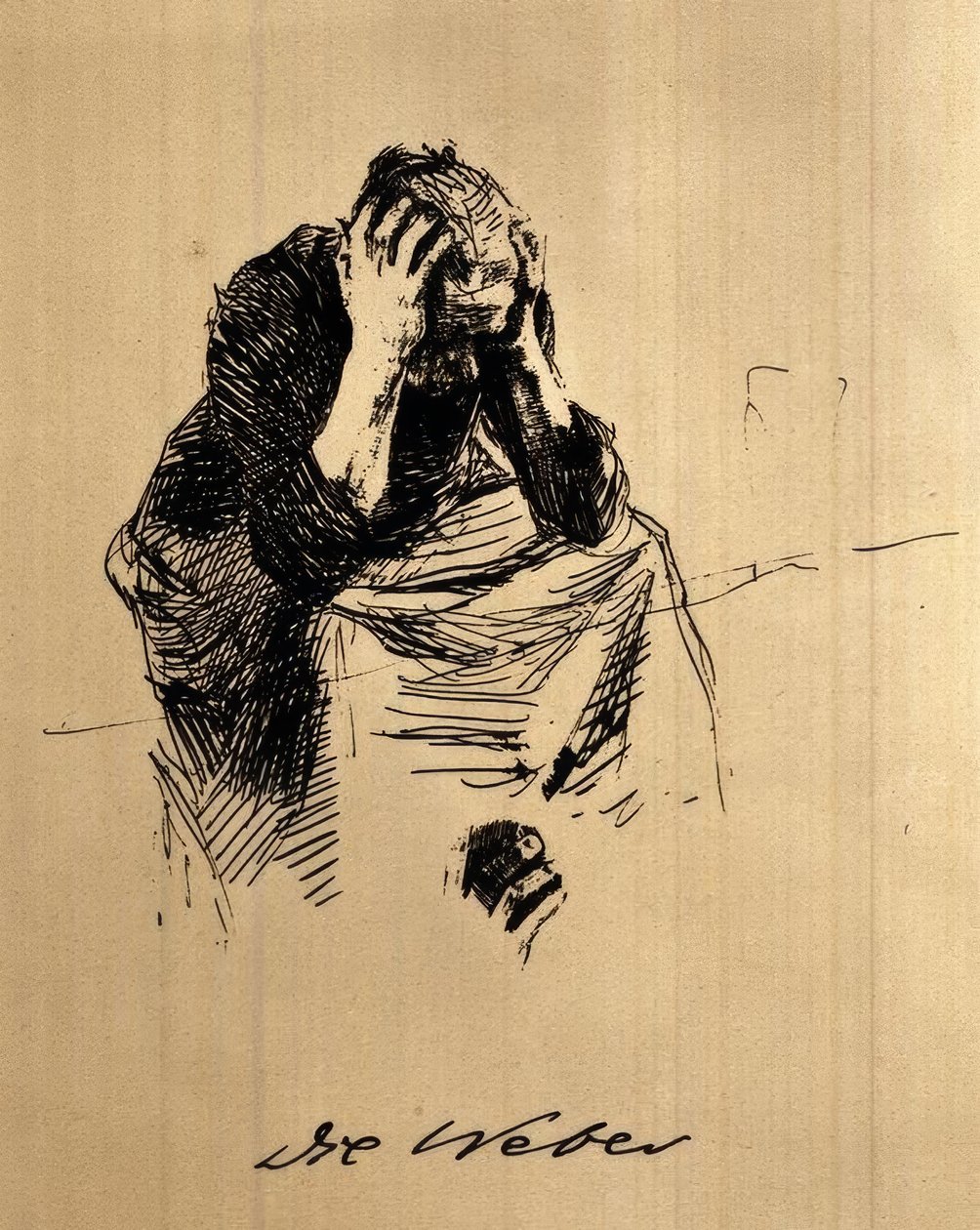 Truchlící žena od Käthe Kollwitz