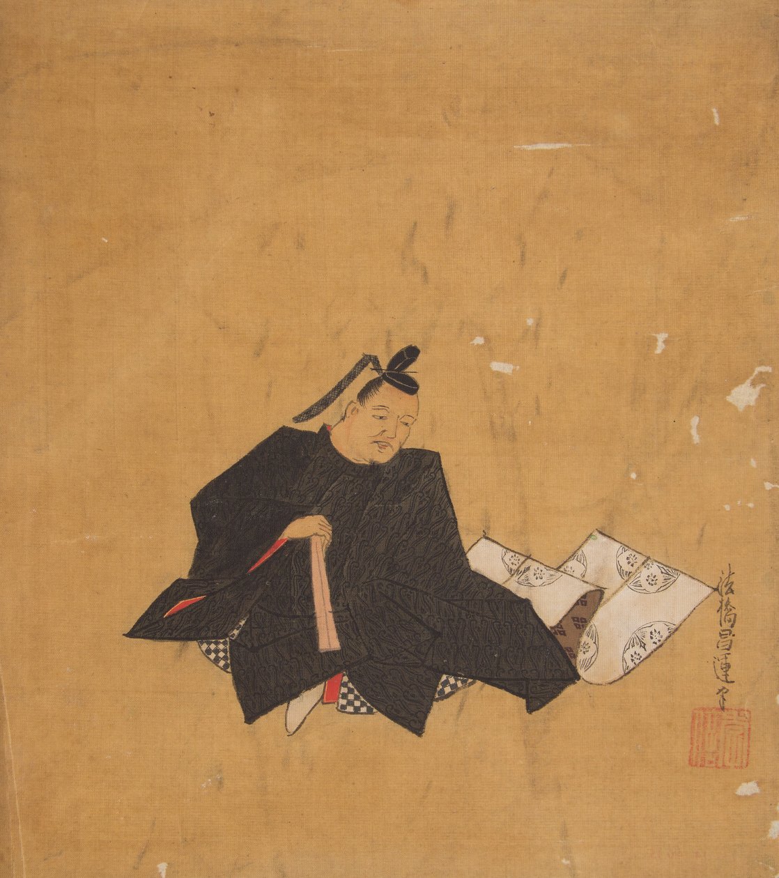 Nesmrtelný básník, 17. století. od Kano Shoun