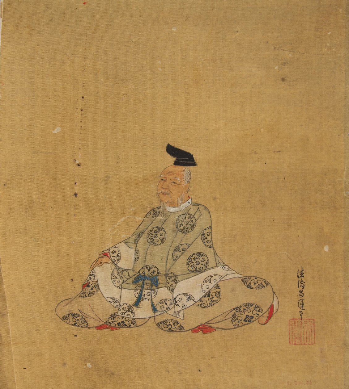 Nesmrtelný básník, 17. století. od Kano Shoun
