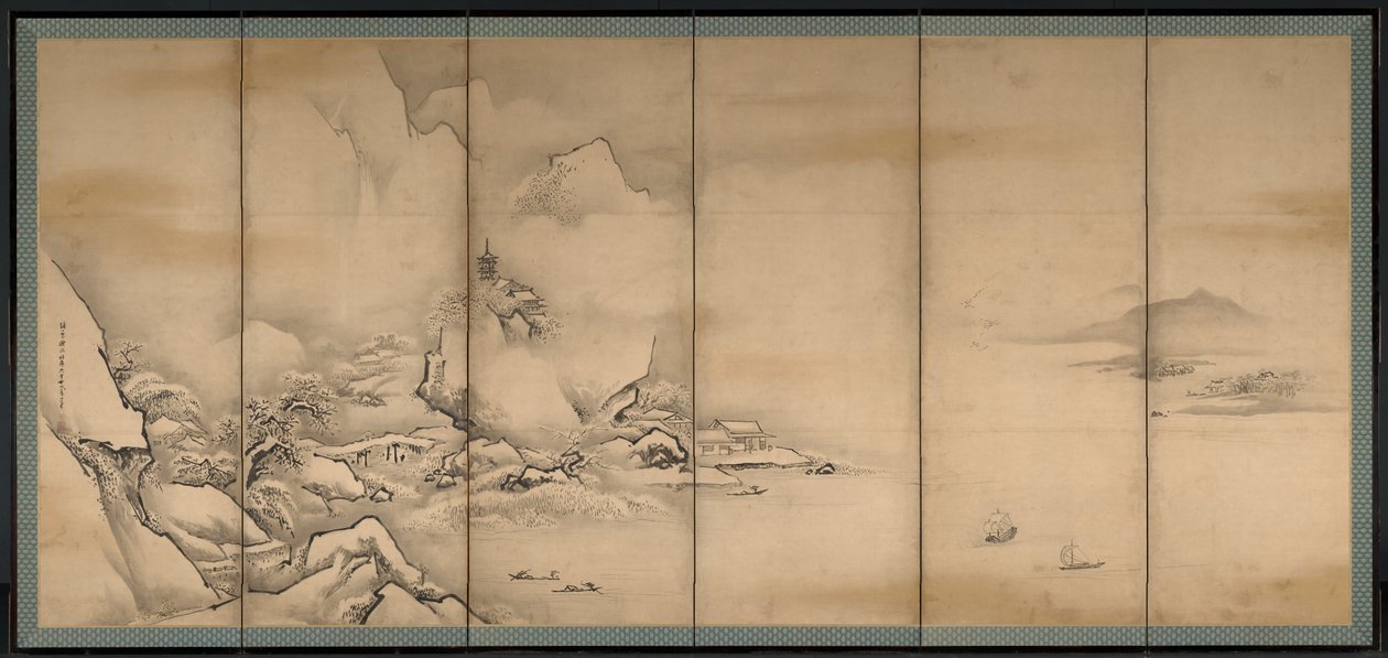 Čtvero ročních období, 1668. od Kanō Tan’yū