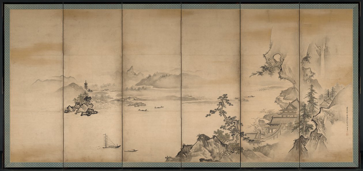 Čtvero ročních období, 1668. od Kanō Tan’yū