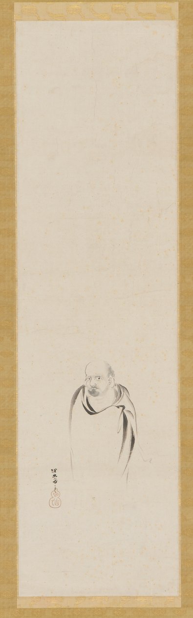 Bodhidharma, období Edo, 17. století. od Kanō Tan’yū