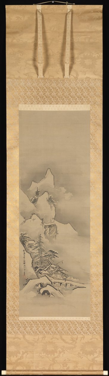 Zimní krajina, 1662. od Kanō Tan’yū