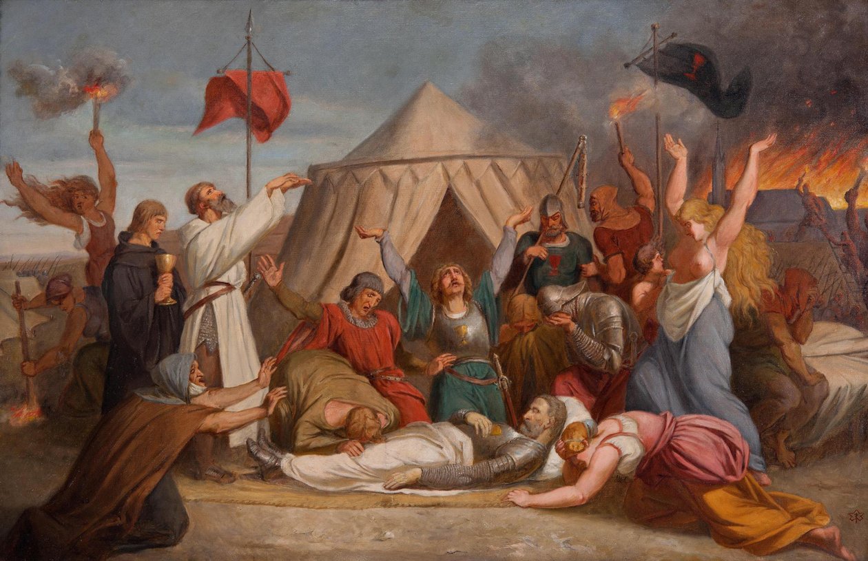 Smrt Jana Žižky, c. 1850 od Karel Javurek