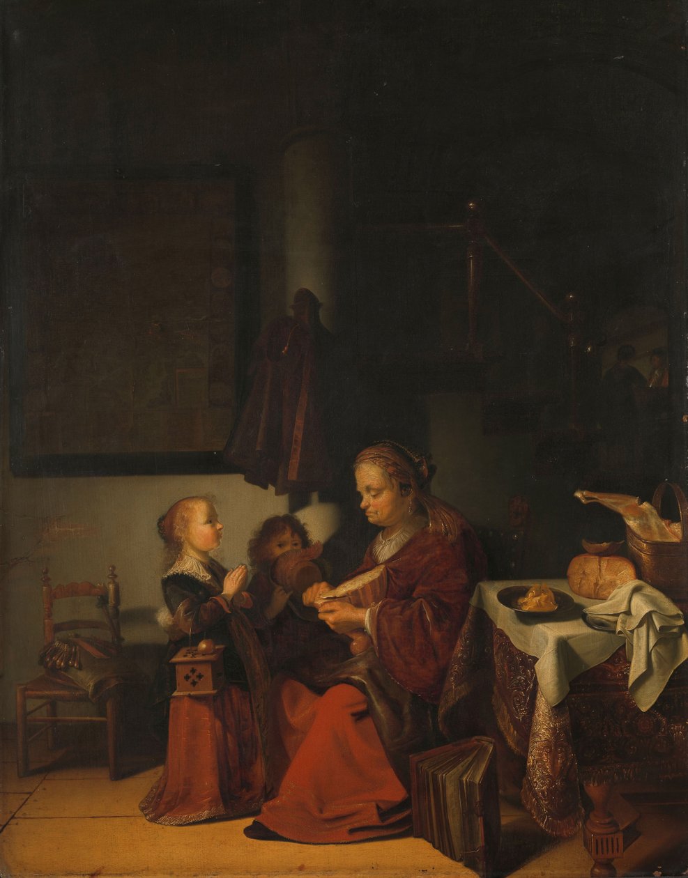Snídaně, 1640-54 od Karel Slabbaert