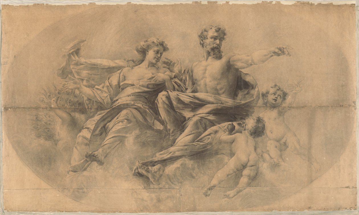 Zeus a Héra od Karel Vitezslav Masek