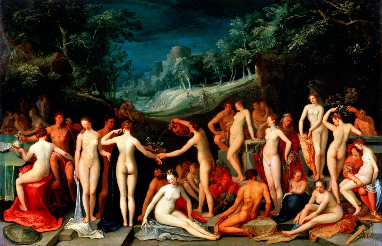 Zahrada lásky, 1602 od Karel van Mander I