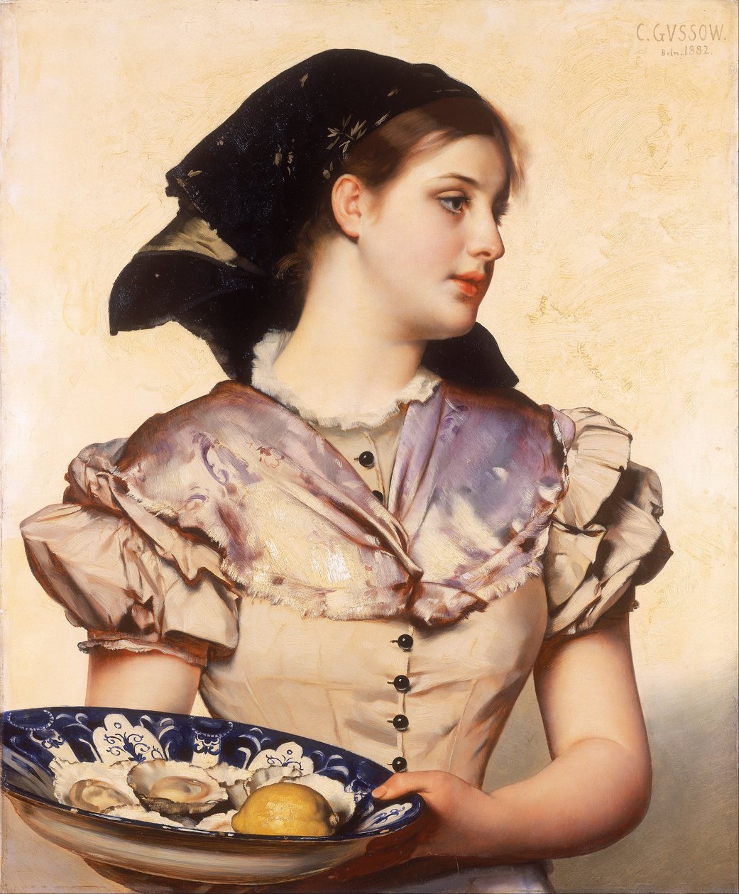 Ústřice Girl od Karl Gussow