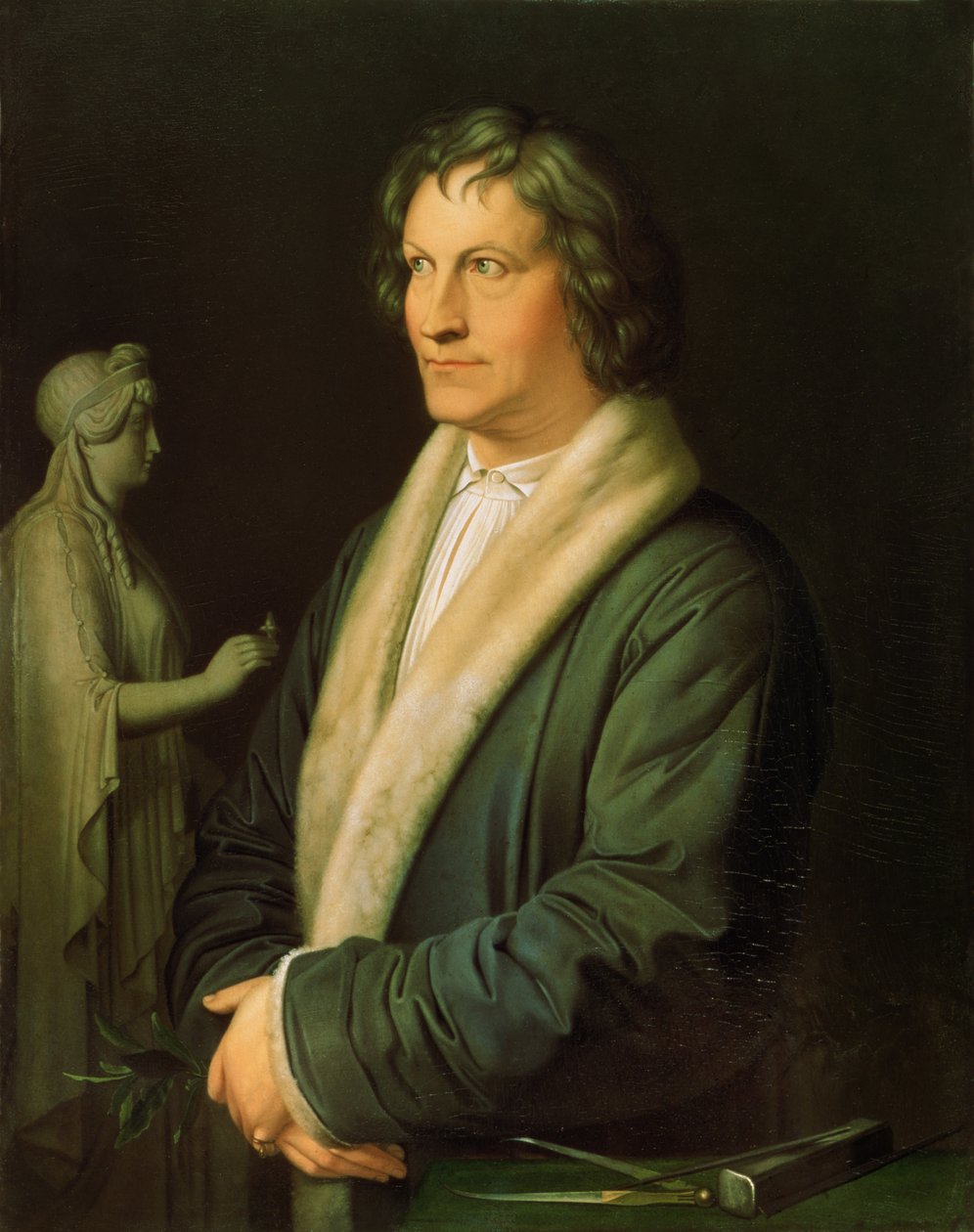 Portrét sochaře Bertela Thorvaldsena, 1823 od Karl Joseph Begas