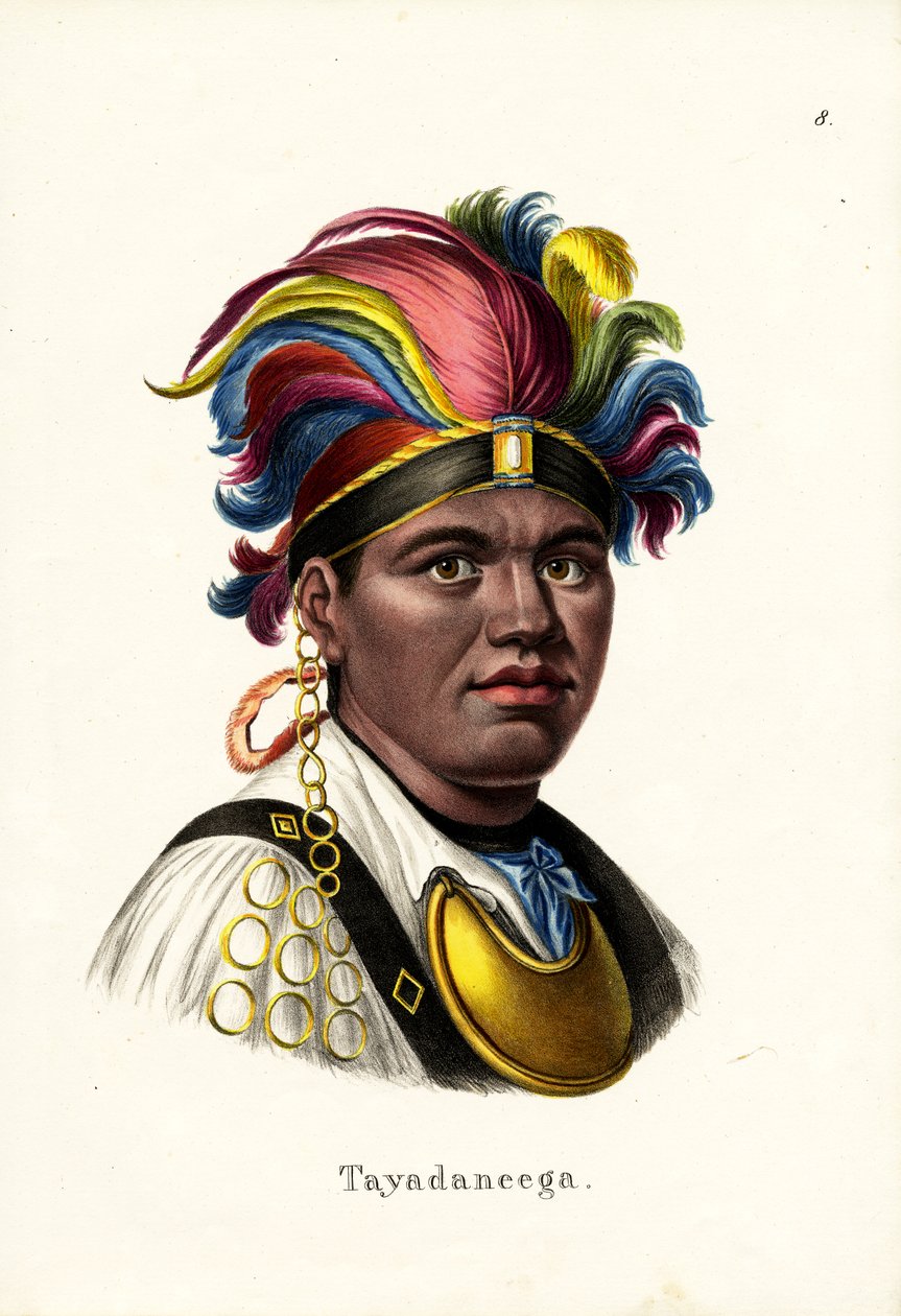Thayendanegea, 1824 od Karl Joseph Brodtmann