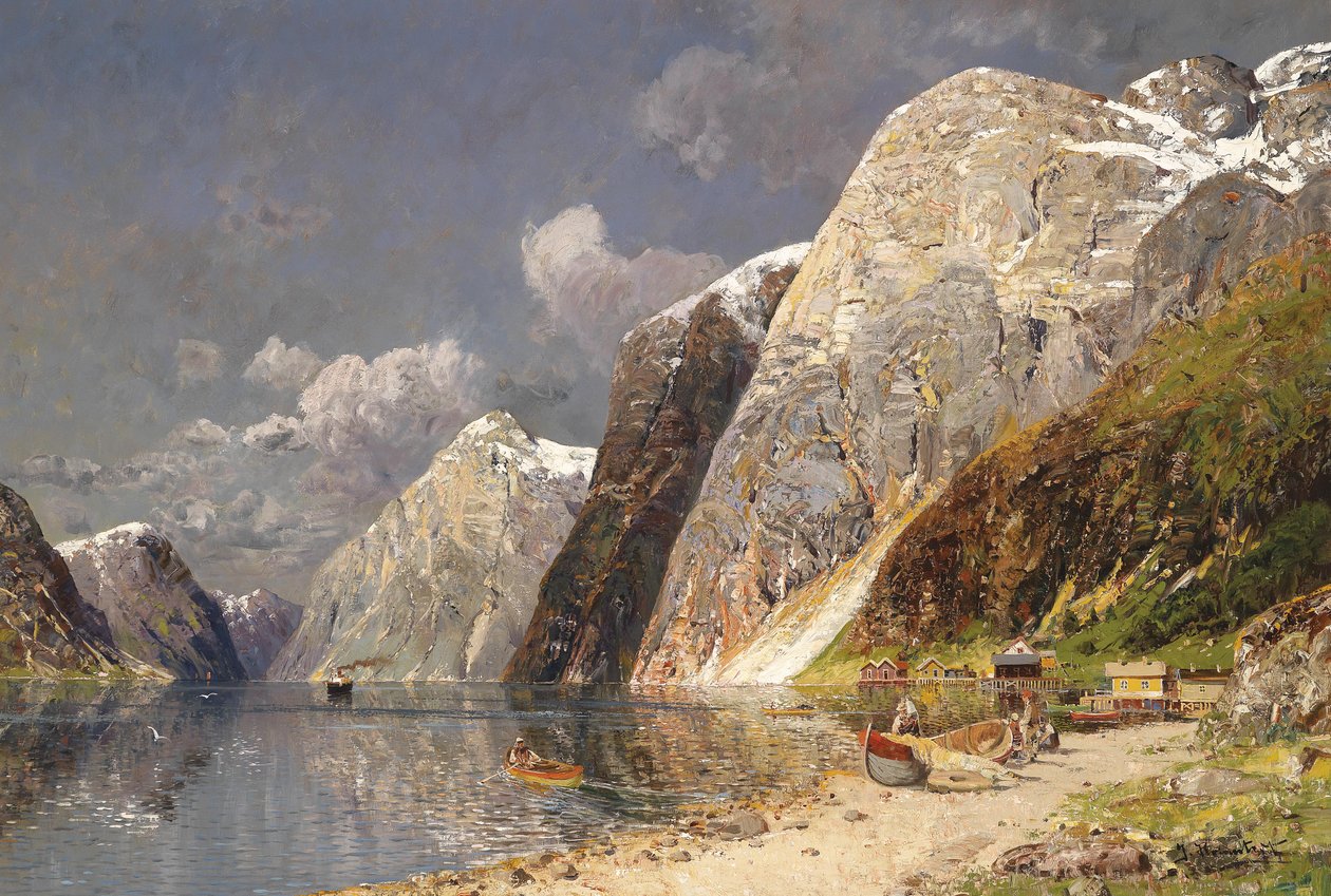 Velká fjordská krajina od Karl Kaufmann