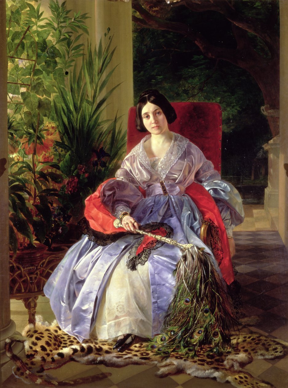 Portrét kněžny Jelizavety Pavlovny Saltykové (1802-63) 1841 od Karl Pavlovich Bryullov