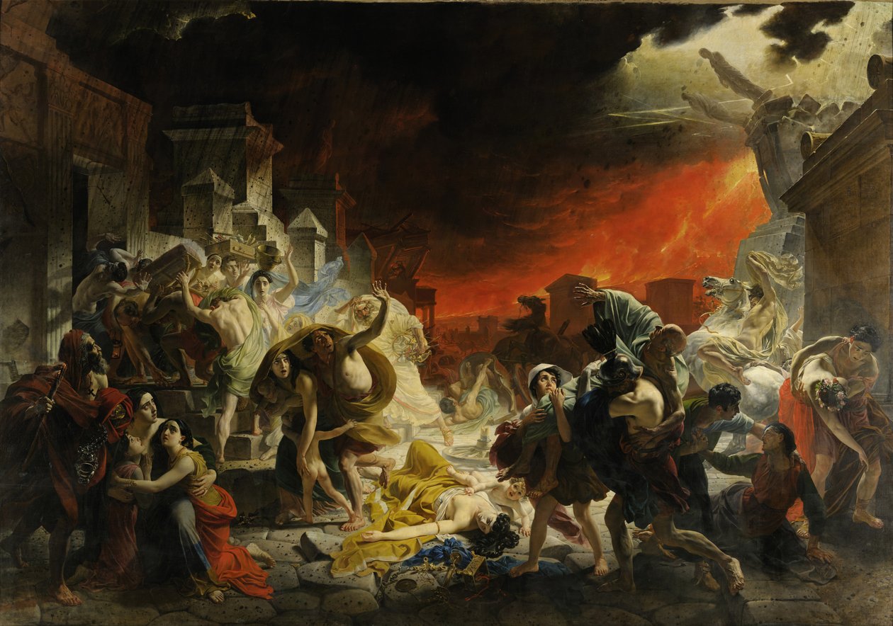 Poslední den Pompejí, 1833 od Karl Pavlovich Bryullov