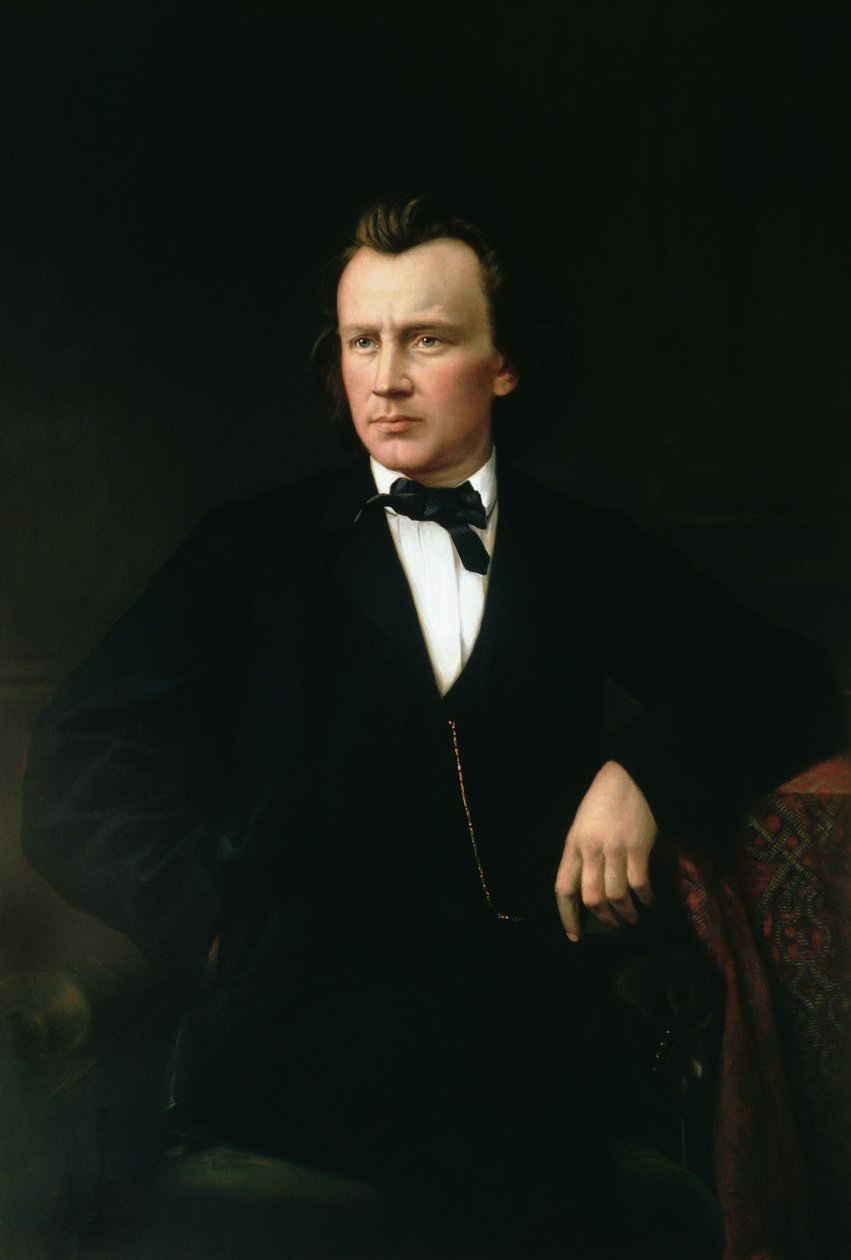 J. Brahms, asi 1860 od Karl von Jagemann