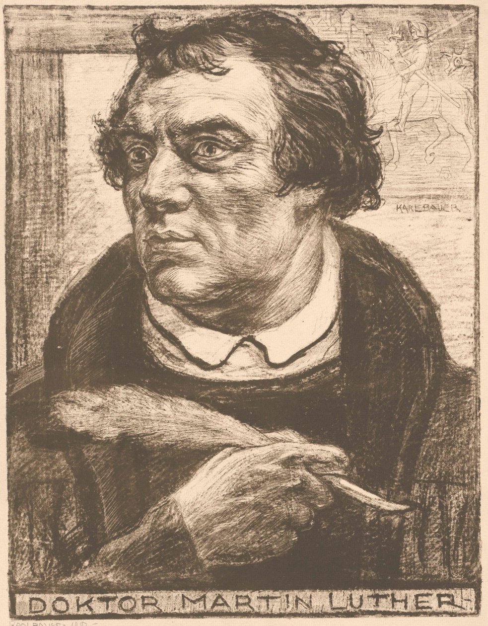 Martin Luther od Karl Bauer