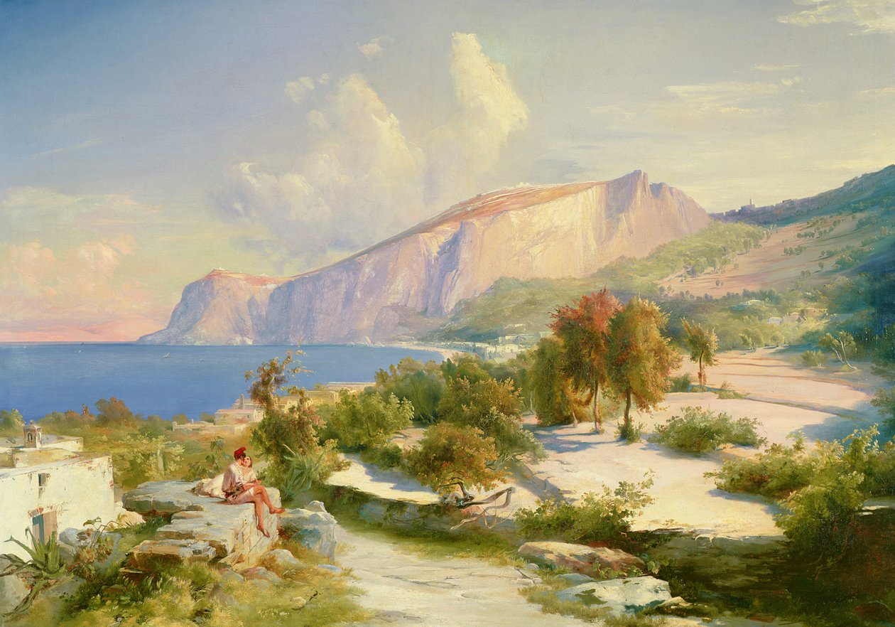 Marina Grande, Capri, kolem roku 1829 od Carl Blechen