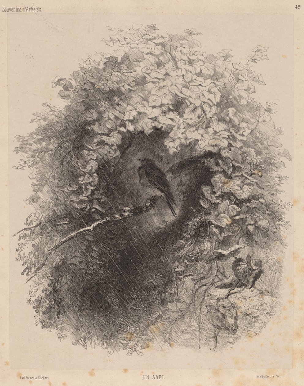 Úkryt, 1858. od Karl Bodmer