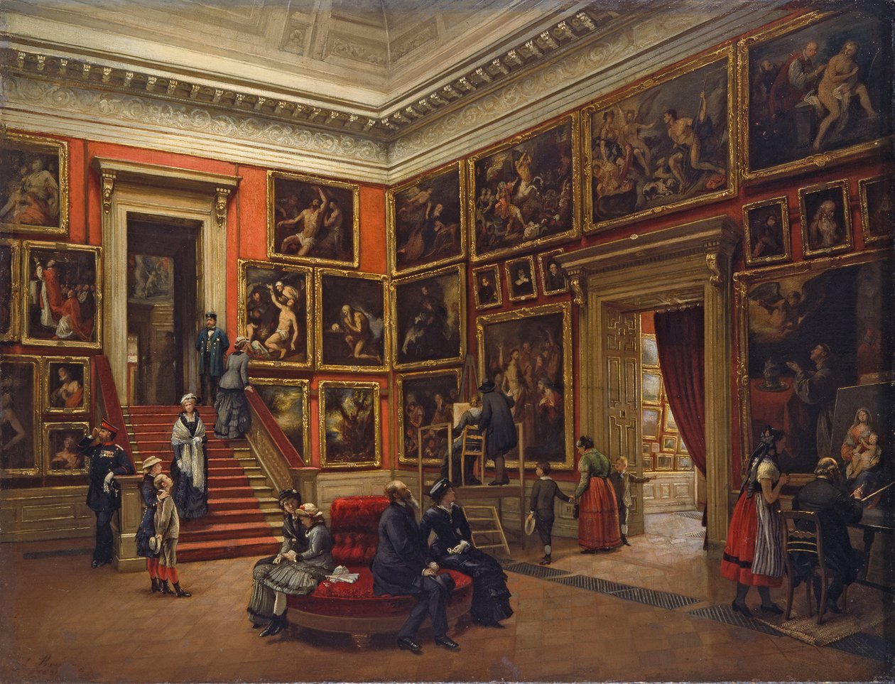 V drážďanské galerii, 1881. od Karl Louis Preusser