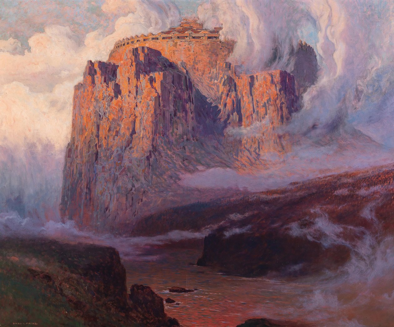 Valhalla, před rokem 1911. od Karl Ludwig Prinz
