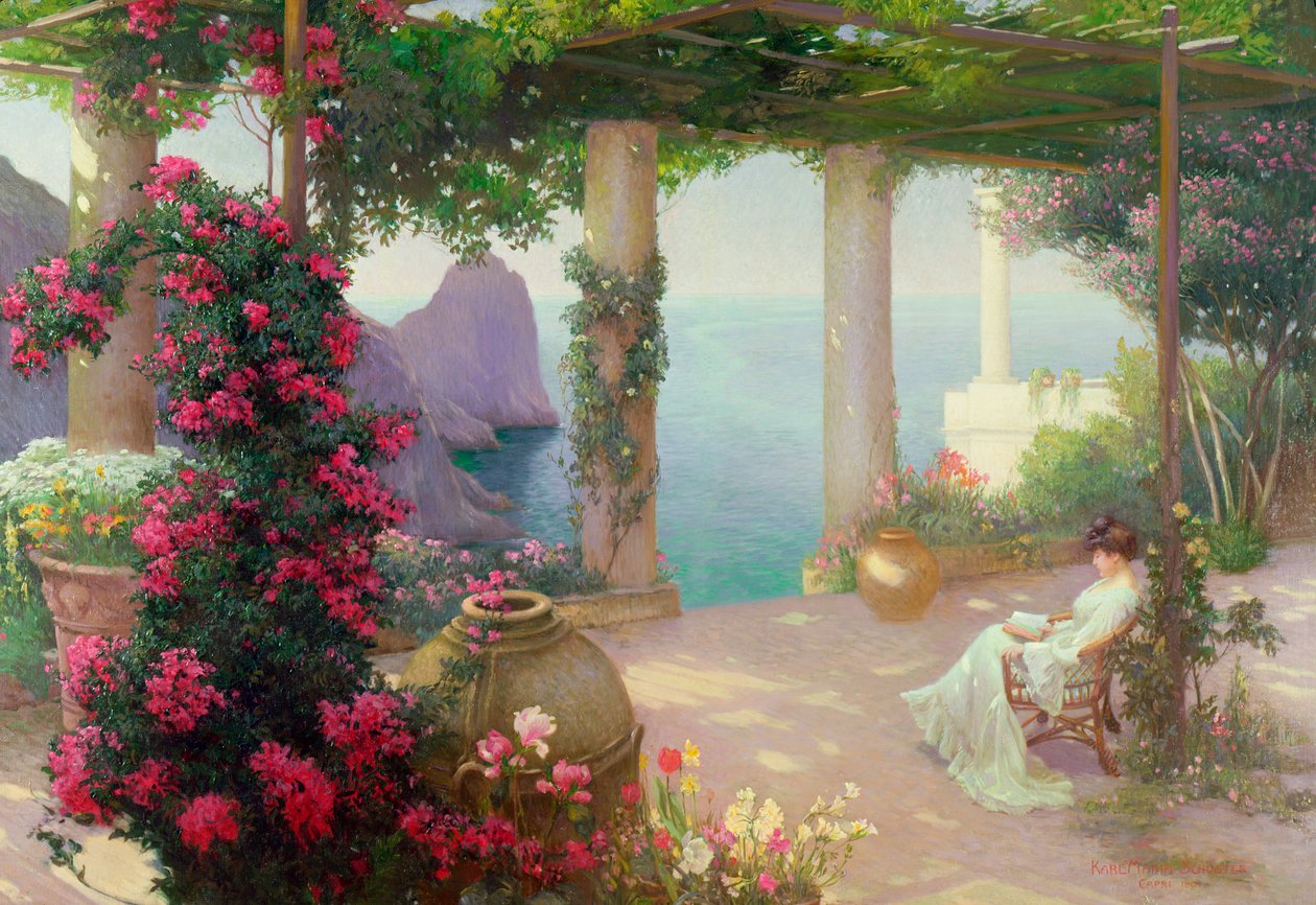Terasa, Capri od Karl Maria Schuster