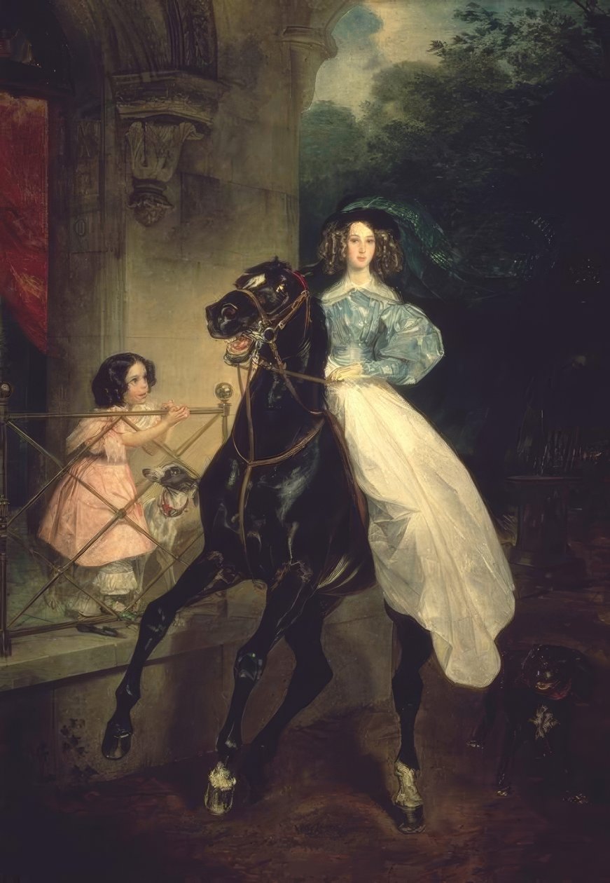 Jezdec od Karl Pavlovich Bryullov